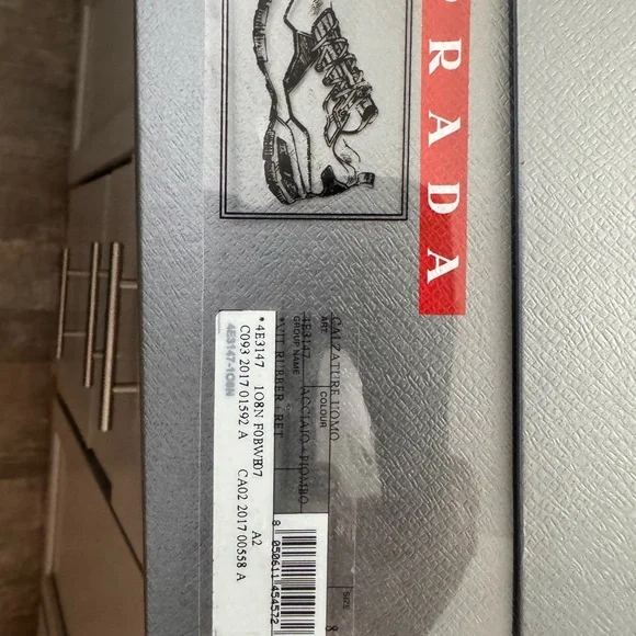 Prada Calzature Uomo red sole